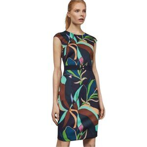 Ted Baker London Adilyyn Supernatural Structure Bodycon Dress US 8 | Ted's Sz 3